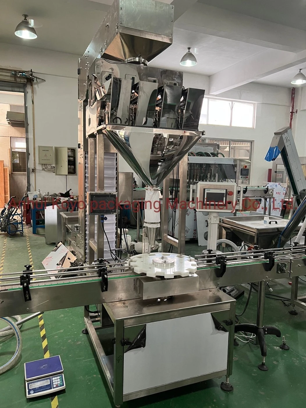 Semi Automatic Chemical Flour Spice Coffee Milk Protein Baby Talc Powder Screw Dosing Filler Auger Filling Packing Machine (pre-made bag, cans)