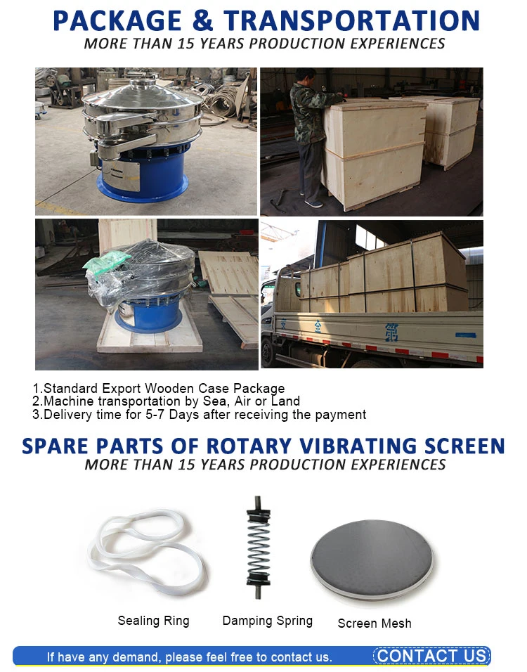 Xinxiang Factory Warehouse Production Ultrasonic Vibrating Screen High Precision Sieving Ultra-Fine Materials 2-500 Mesh