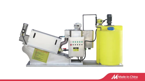 Machine de traitement des eaux usées en acier inoxydable 304/316 en gros presse à vis de déshydratation des boues d'égouts septiques