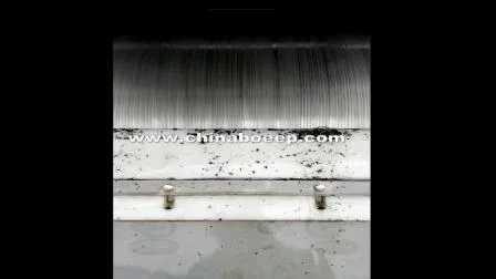 Tamis filtrant à tambour rotatif de séparation solide-liquide d'usine de traitement des eaux usées de teinture