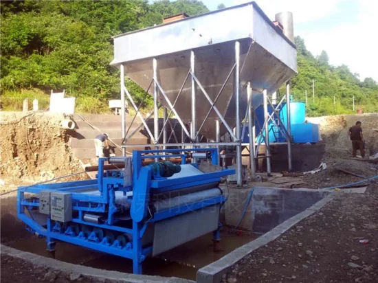 Machine automatique de presse de filtre à bande de prix d'usine pour l'assèchement de boue/boue/boue