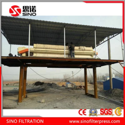 Sino Manufacturer Hot Sale Membrane 870 Machine de filtre-presse pour la déshydratation des boues