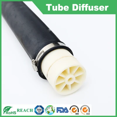 Diffuseur de tube de membrane de tuyau d'aérateur tubulaire d'air à bulles fines